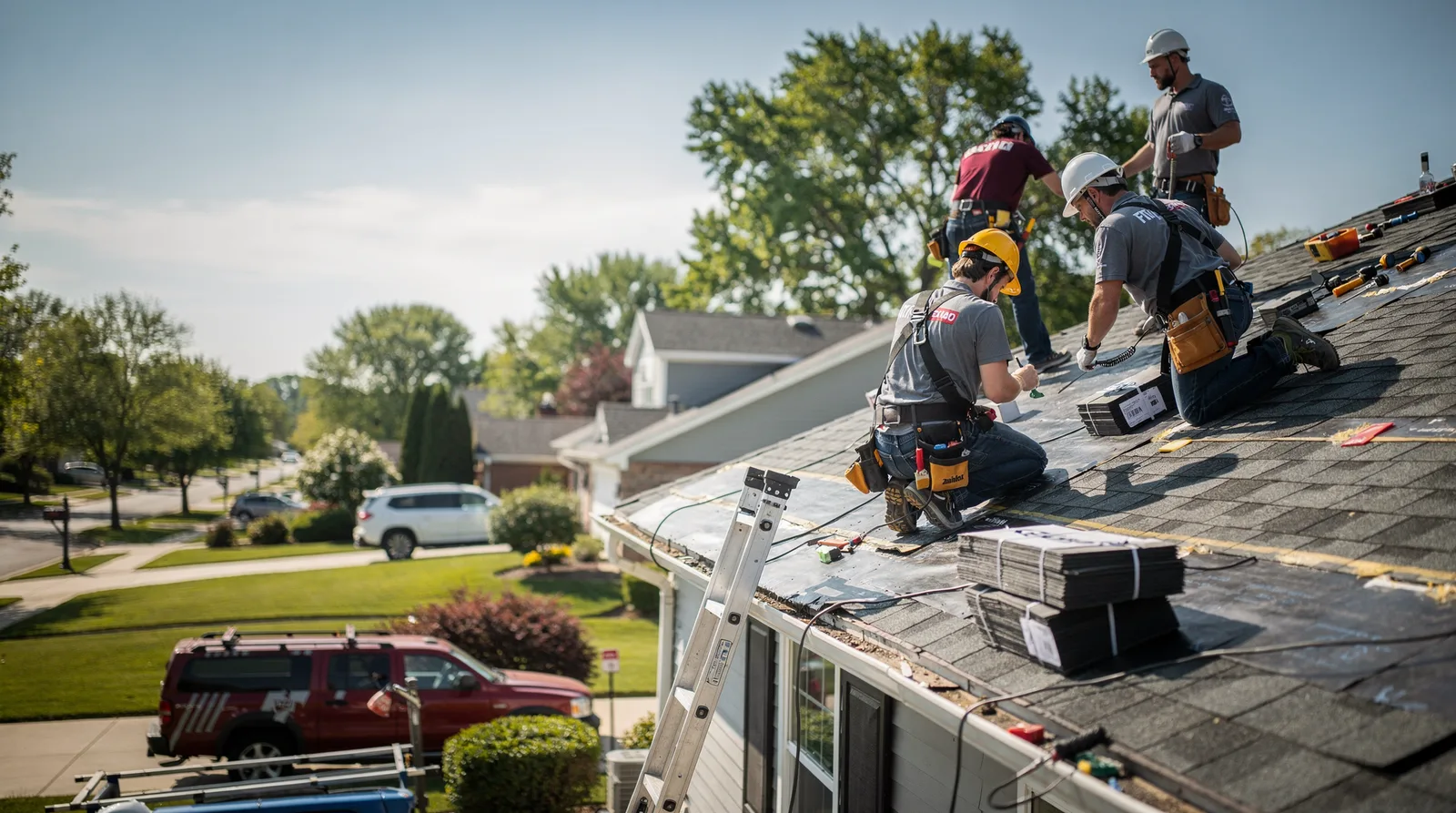 Roof Repair in Mechanicsburg, IL around you